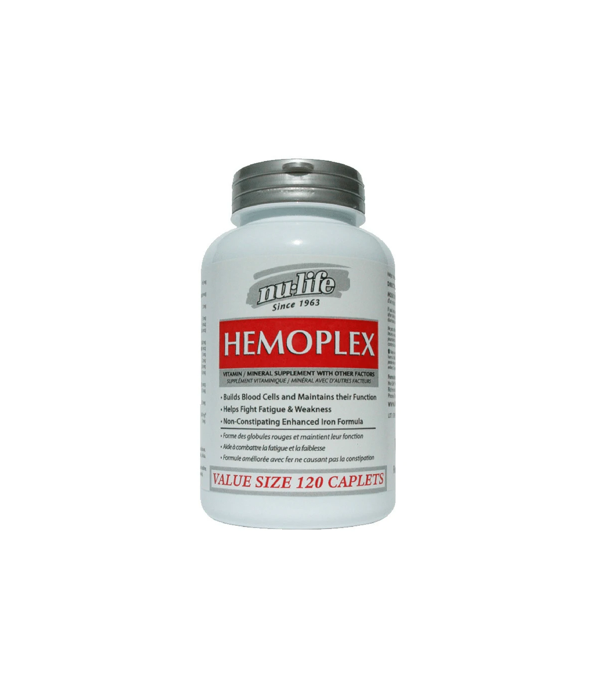 Nu-Life Nu-Life Hemoplex 120 Caplets | Unbeatable Prices, Daily Deals | VITASHOP