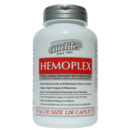 Nu-Life Nu-Life Hemoplex 120 Caplets | Unbeatable Prices, Daily Deals | VITASHOP