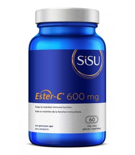 SISU Ester-C 600 mg, 60 Vegetable Caps | Unbeatable Prices, Daily Deals | VITASHOP