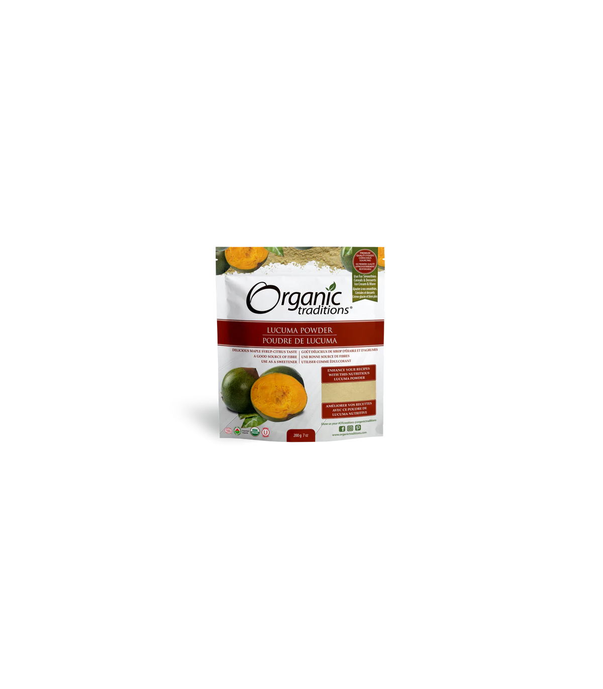 Organic Traditions 오가닉 트래디션 루쿠마 파우더 200g | 매일 업데이트되는 특가 상품 | VITASHOP