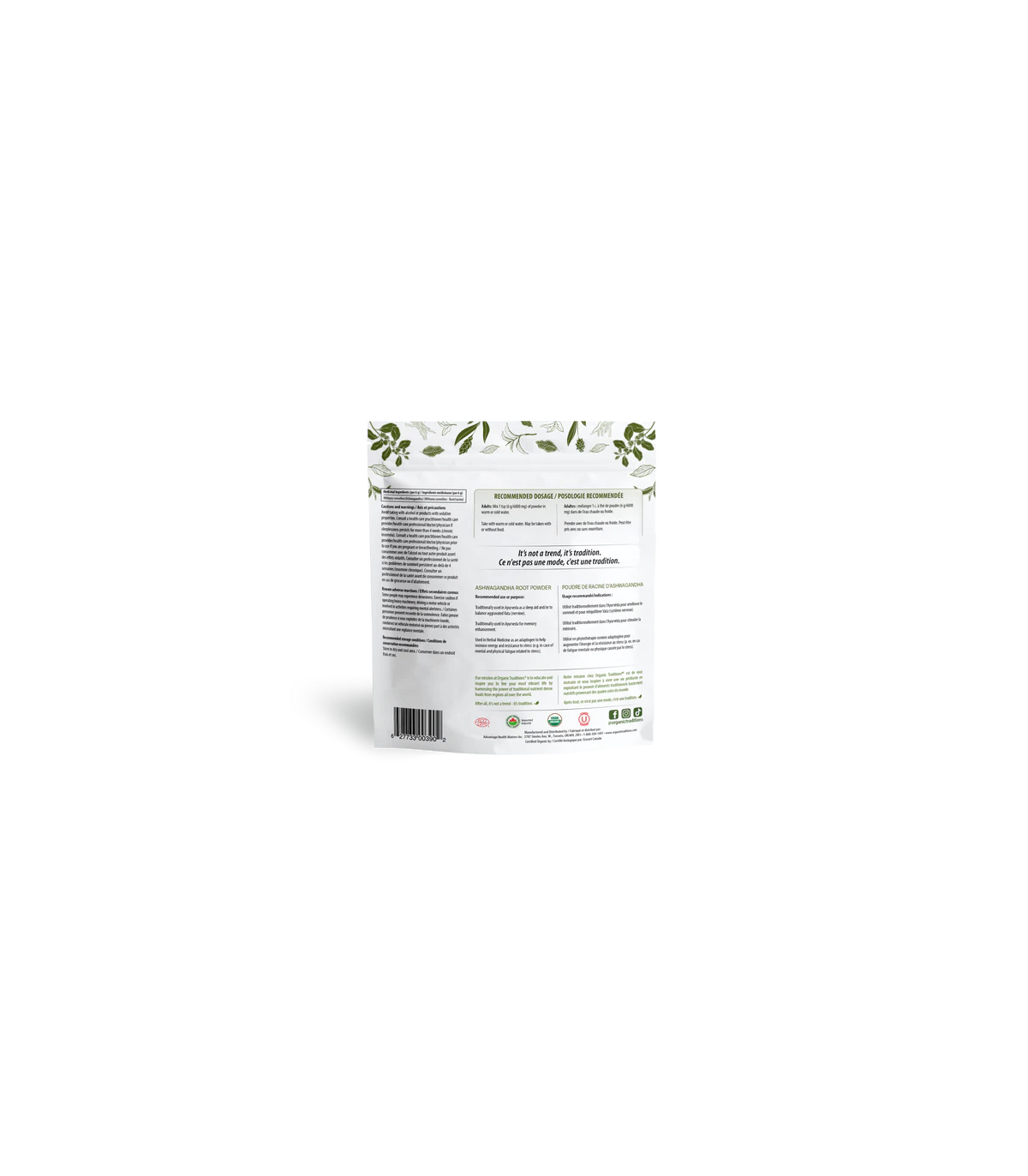 Ashwagandha Powder 200 g | Safest & Easiest Shopping Vitamins Online | VITASHOP