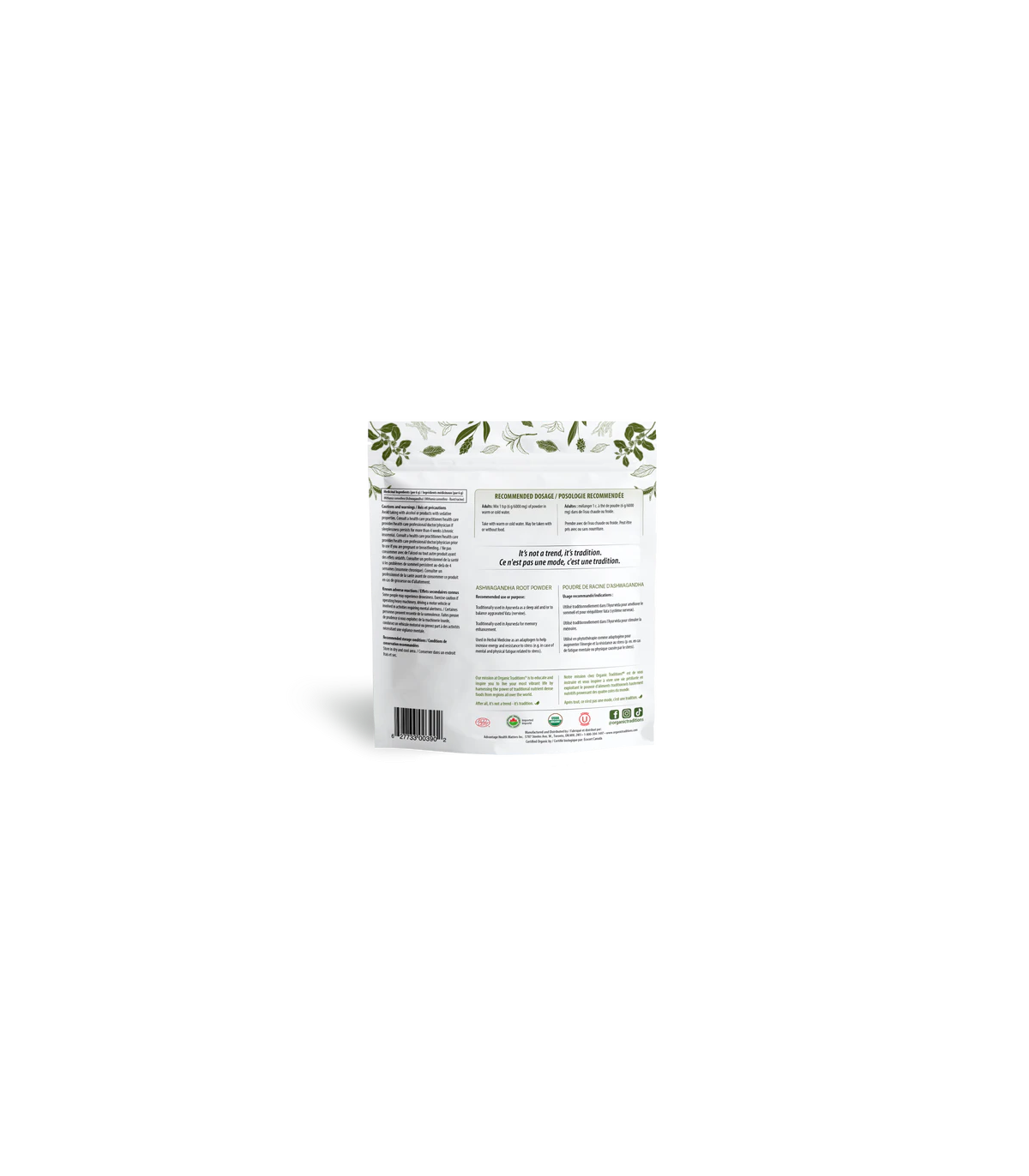 Ashwagandha Powder 200 g | Safest & Easiest Shopping Vitamins Online | VITASHOP