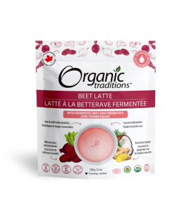 Organic Traditions Latte Beet With Probiotics 150 g | Unbeatable Prices, Daily Deals | VITASHOP