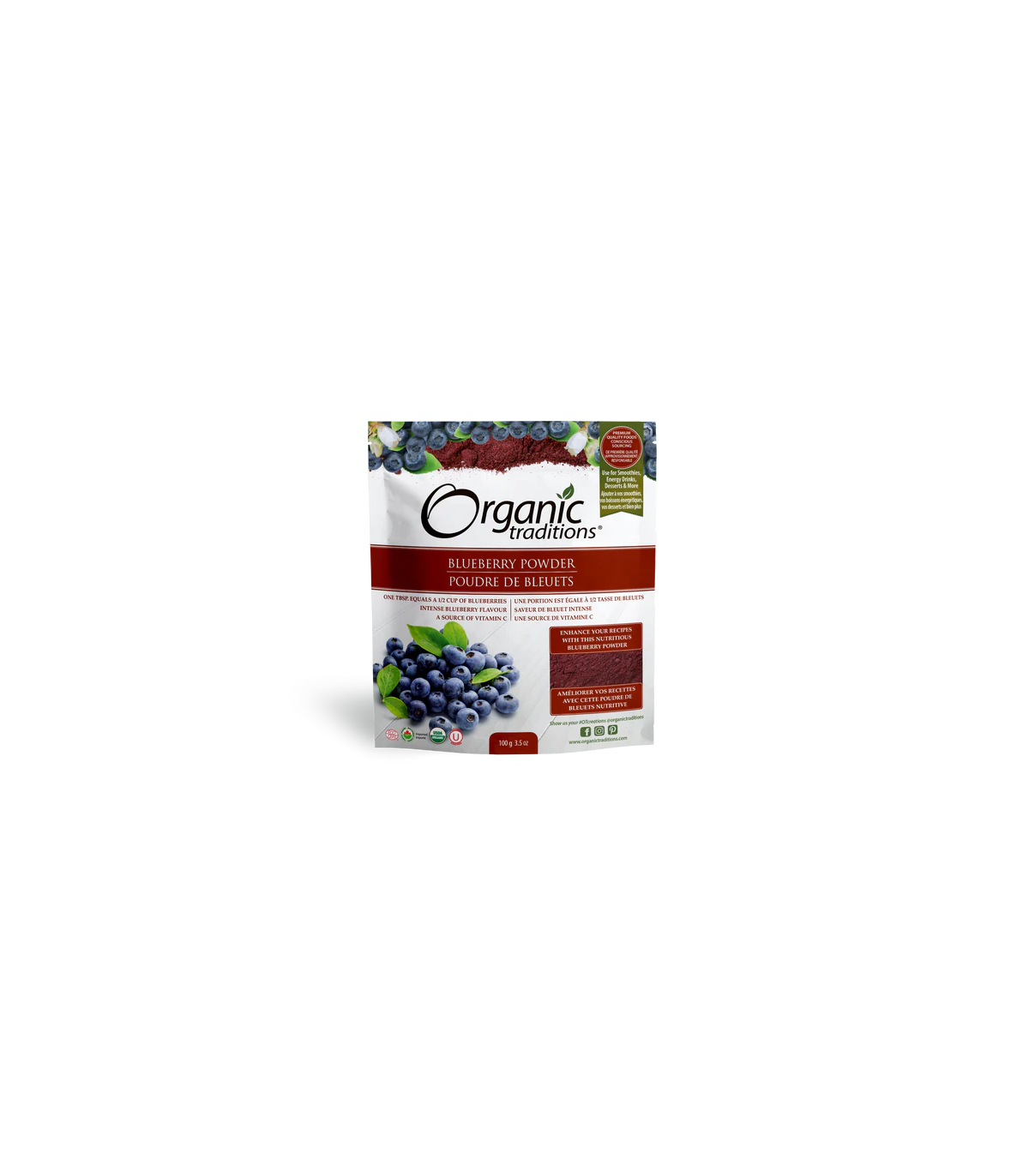 Blueberry Powder Cold Dried 100 g | Safest & Easiest Shopping Vitamins Online | VITASHOP