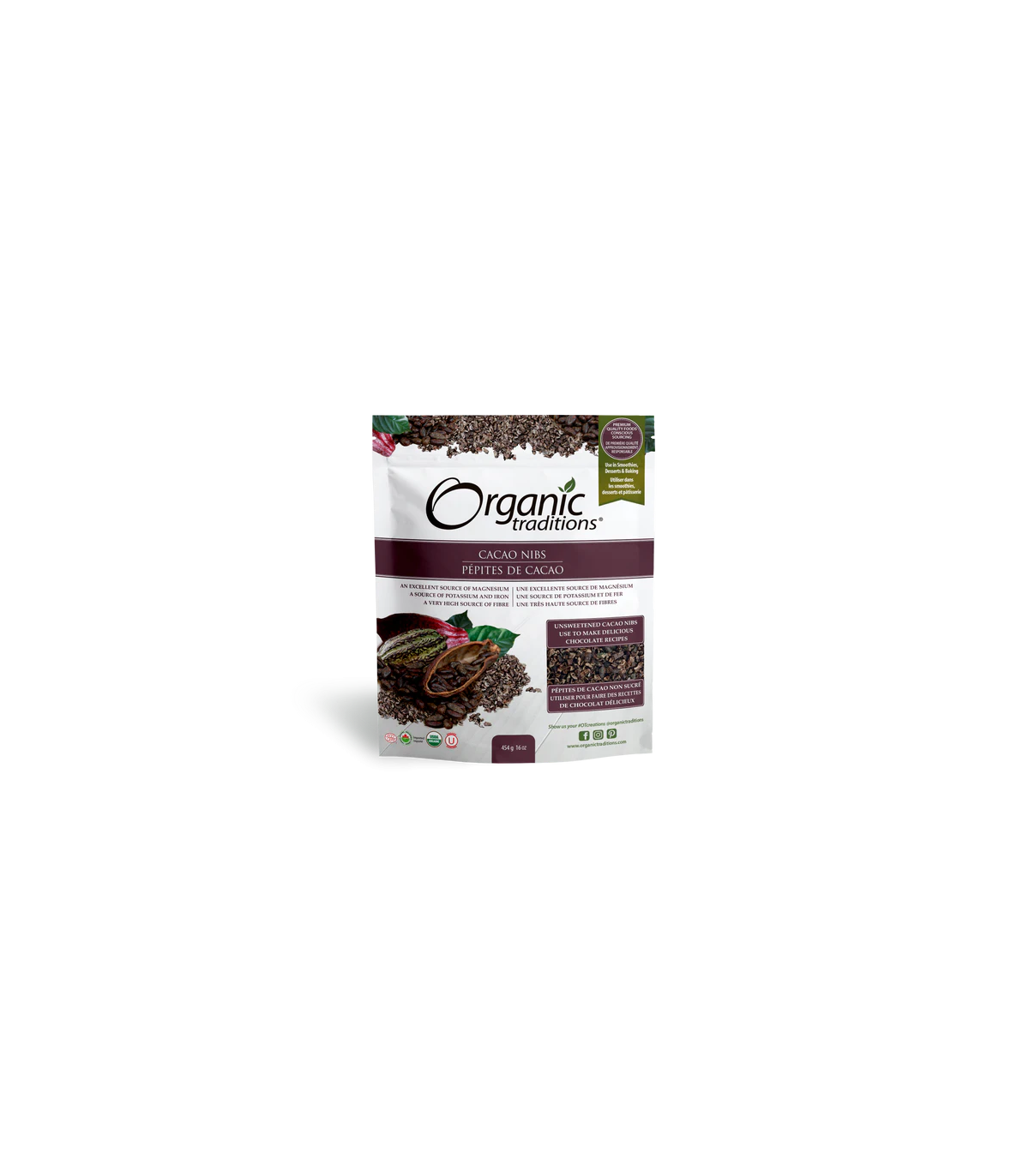 Cacao Nibs 454 g | Safest & Easiest Shopping Vitamins Online | VITASHOP