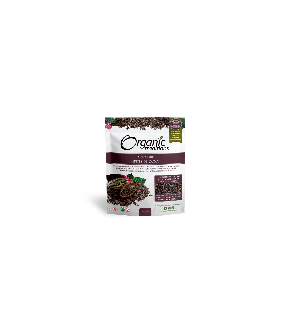 Cacao Nibs 454 g | Safest & Easiest Shopping Vitamins Online | VITASHOP