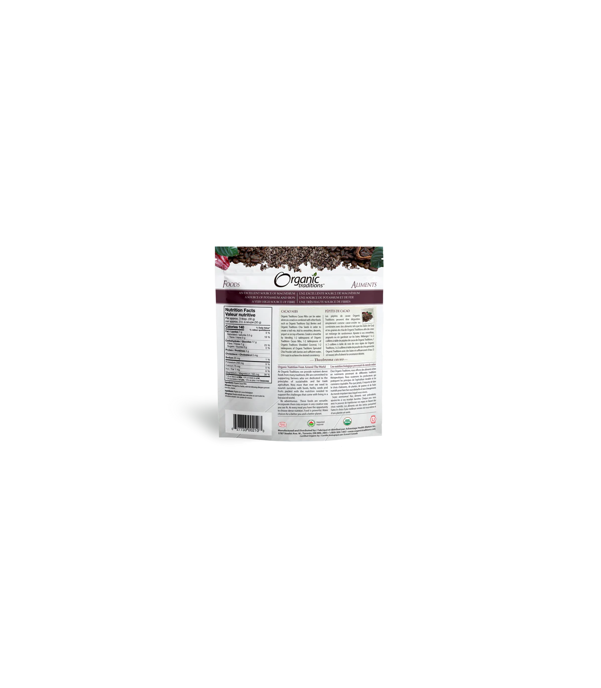 Cacao Nibs 454 g | Safest & Easiest Shopping Vitamins Online | VITASHOP