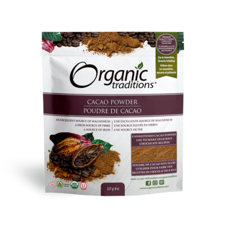Organic Traditions Cacao Powder 227 g | 每天不同折扣, 全网最低价格 | 种类齐全的保健品店铺 VITASHOP, 只有你想不到, 没有你买不到 !