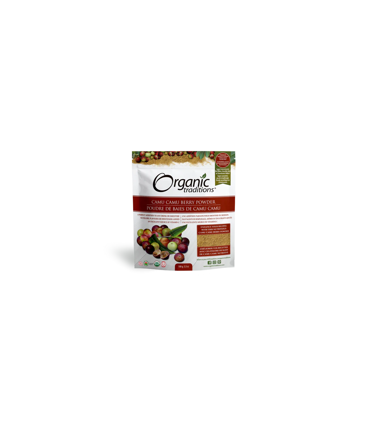 Organic Traditions Camu Camu Berry Powder 100 g | 每天不同折扣, 全网最低价格 | 种类齐全的保健品店铺 VITASHOP, 只有你想不到, 没有你买不到 !