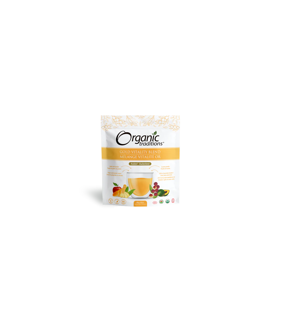 Organic Traditions Gold Vitality Blend 80 g | Unbeatable Prices, Daily Deals | VITASHOP