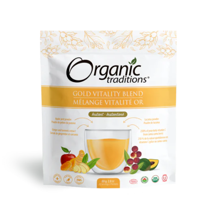 Organic Traditions Gold Vitality Blend 80 g | Unbeatable Prices, Daily Deals | VITASHOP