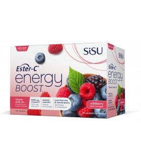 SISU Ester-C Energy Boost Wildberry 30 Packets | Unbeatable Prices, Daily Deals | VITASHOP