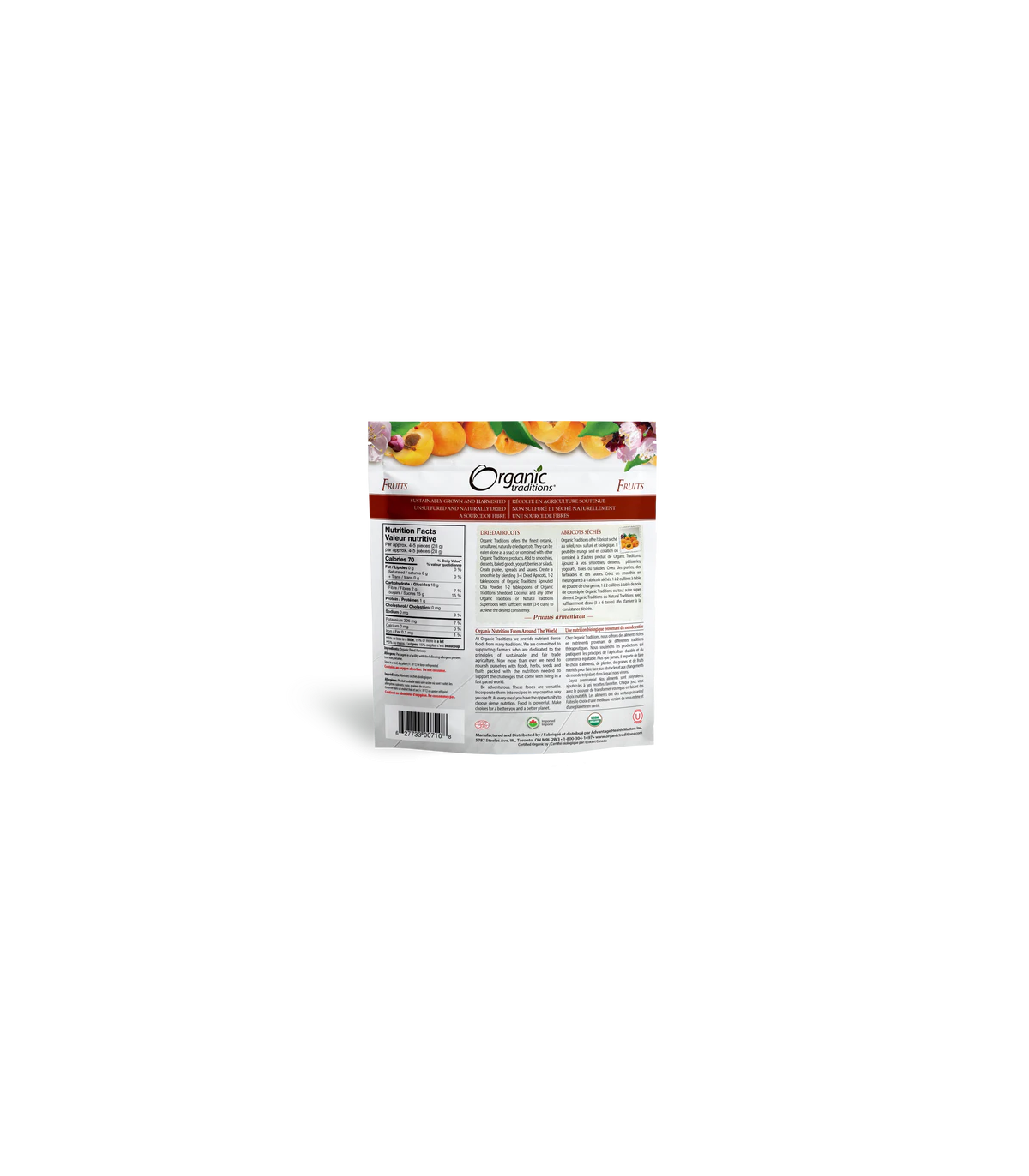 Apricots Dried 227 g | Safest & Easiest Shopping Vitamins Online | VITASHOP