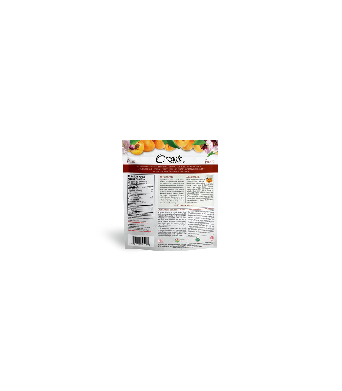 Apricots Dried 227 g | Safest & Easiest Shopping Vitamins Online | VITASHOP