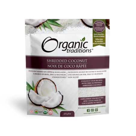 Organic Traditions 오가닉 트래디션 코코넛 슈레드 227g | 매일 업데이트되는 특가 상품 | VITASHOP