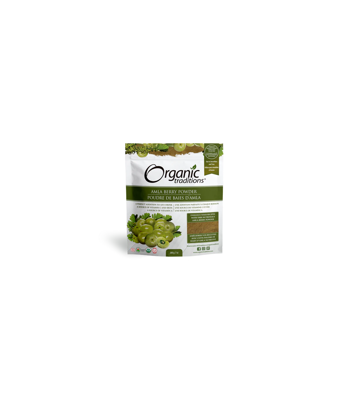 Organic Traditions Amla Berry Powder 200 g | Unbeatable Prices, Daily Deals | VITASHOP