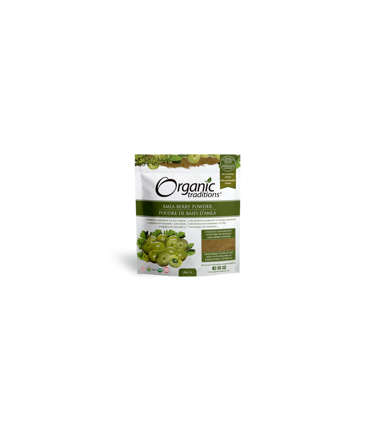 Organic Traditions Amla Berry Powder 200 g | Unbeatable Prices, Daily Deals | VITASHOP