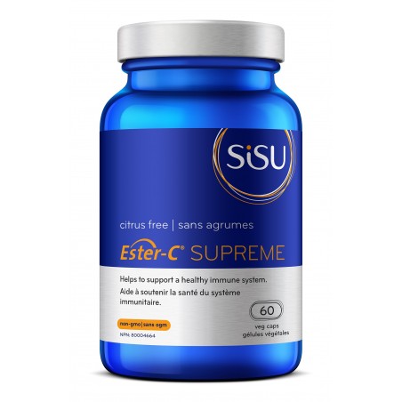 SISU 시수 Ester-C Supreme, 60 식물성 캡슐 | 매일 업데이트되는 특가 상품 | VITASHOP
