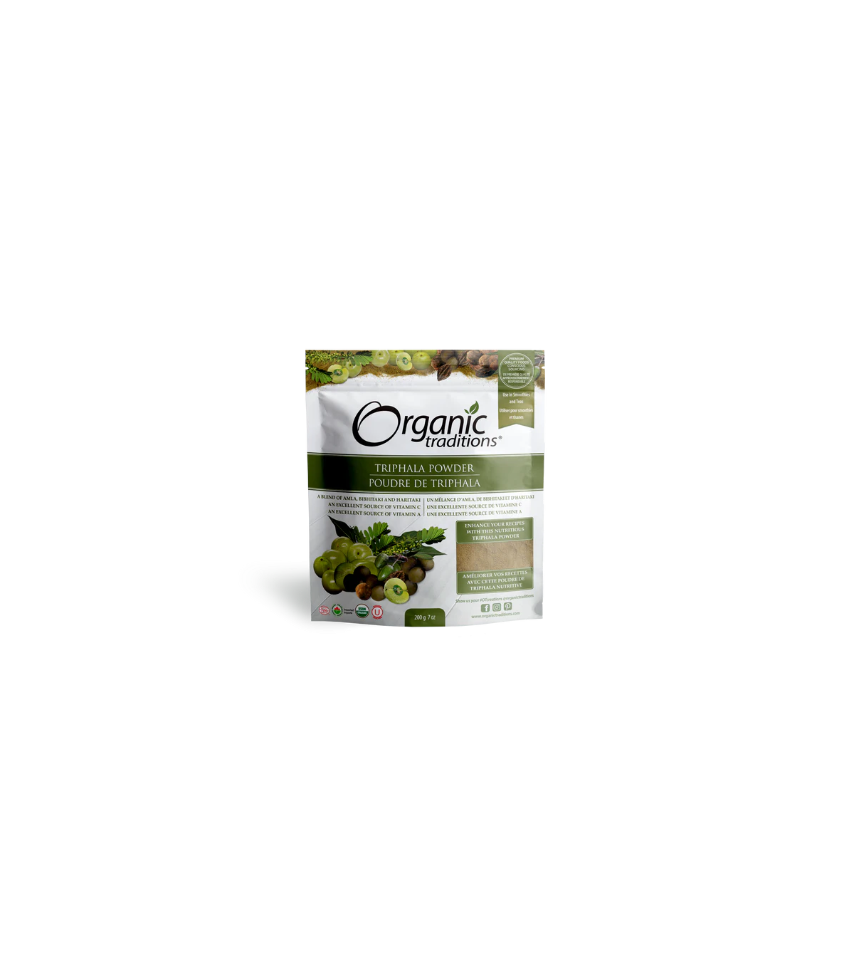 Organic Traditions 오가닉 트래디션 트리팔라 파우더 200g | 매일 업데이트되는 특가 상품 | VITASHOP