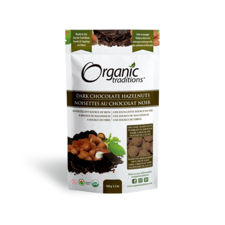 Organic Traditions Almonds Dark Chocolate 100 g | 每天不同折扣, 全网最低价格 | 种类齐全的保健品店铺 VITASHOP, 只有你想不到, 没有你买不到 !