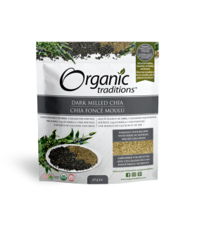 Organic Traditions Chia Dark Milled 227 g | Unbeatable Prices, Daily Deals | VITASHOP