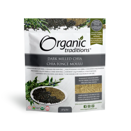 Organic Traditions 오가닉 트래디션 치아 다크 밀드 227g | 매일 업데이트되는 특가 상품 | VITASHOP