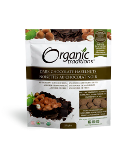 Organic Traditions Hazelnuts Dark Chocolate 227 g | 每天不同折扣, 全网最低价格 | 种类齐全的保健品店铺 VITASHOP, 只有你想不到, 没有你买不到 !