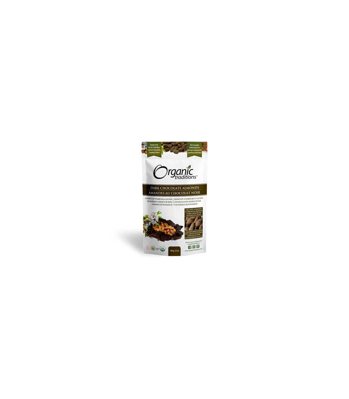 Organic Traditions Hazelnuts Dark Chocolate 100 g | Unbeatable Prices, Daily Deals | VITASHOP