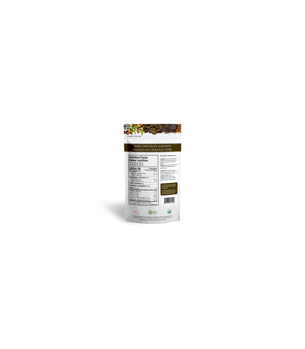 Organic Traditions Hazelnuts Dark Chocolate 100 g | Unbeatable Prices, Daily Deals | VITASHOP