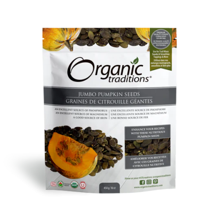 Organic Traditions 오가닉 트래디션 호박씨 점보 454g | 매일 업데이트되는 특가 상품 | VITASHOP