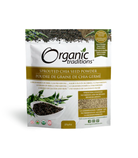 Organic Traditions Sprouted Chia 227 g | Unbeatable Prices, Daily Deals | VITASHOP