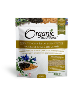 Organic Traditions Sprouted Chia/Flax 227 g | 每天不同折扣, 全网最低价格 | 种类齐全的保健品店铺 VITASHOP, 只有你想不到, 没有你买不到 !