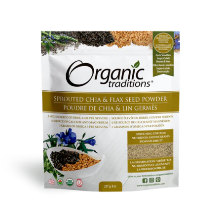 Organic Traditions 오가닉 트래디션 발아 치아/아마 227g | 매일 업데이트되는 특가 상품 | VITASHOP