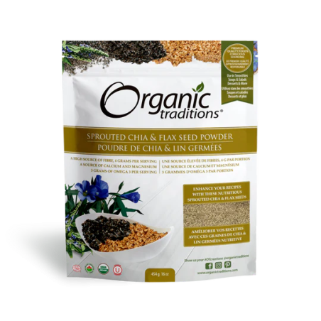 Organic Traditions 오가닉 트래디션 발아 치아/아마 454g | 매일 업데이트되는 특가 상품 | VITASHOP