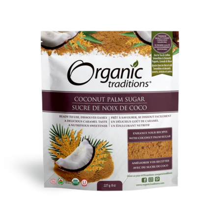 Organic Traditions 오가닉 트래디션 코코넛 야자 설탕 227g | 매일 업데이트되는 특가 상품 | VITASHOP