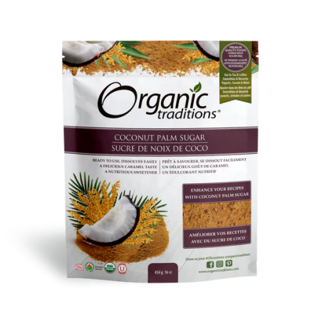 Organic Traditions Coconut Palm Sugar 454 g | Unbeatable Prices, Daily Deals | VITASHOP