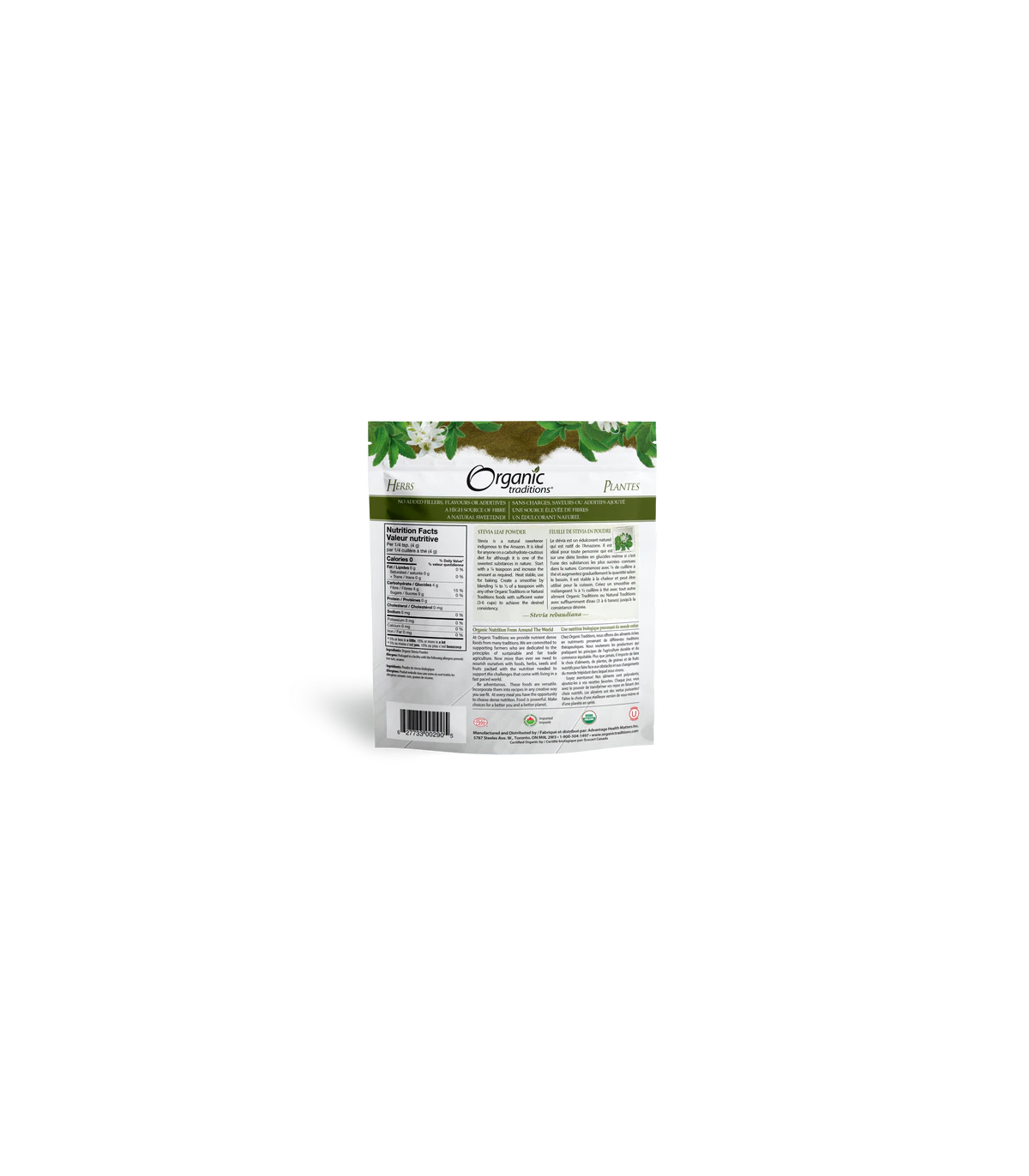 Organic Traditions 오가닉 트래디션 스테비아 파우더 그린 리프 100g | 매일 업데이트되는 특가 상품 | VITASHOP