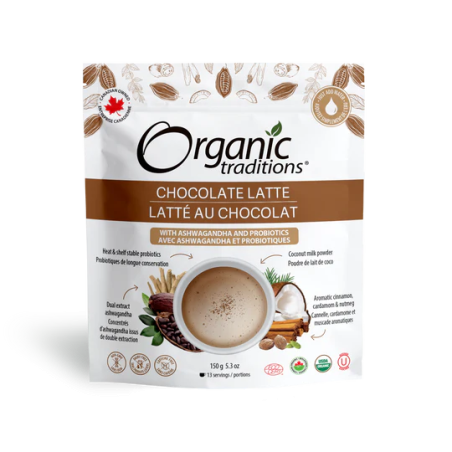 Organic Traditions 오가닉 트래디션 프로바이오틱스 함유 라떼 초콜릿 150g | 매일 업데이트되는 특가 상품 | VITASHOP