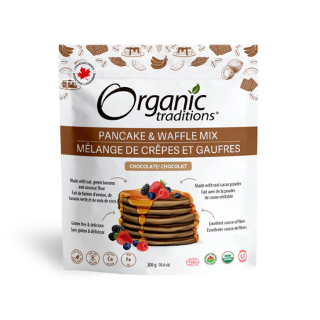 Organic Traditions Pancake And Waffle Mix Chocolate 300 g | Unbeatable Prices, Daily Deals | VITASHOP