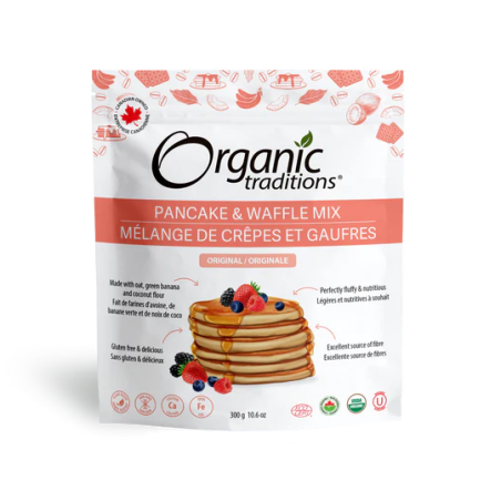 Organic Traditions Pancake And Waffle Mix Original 300 g | Unbeatable Prices, Daily Deals | VITASHOP