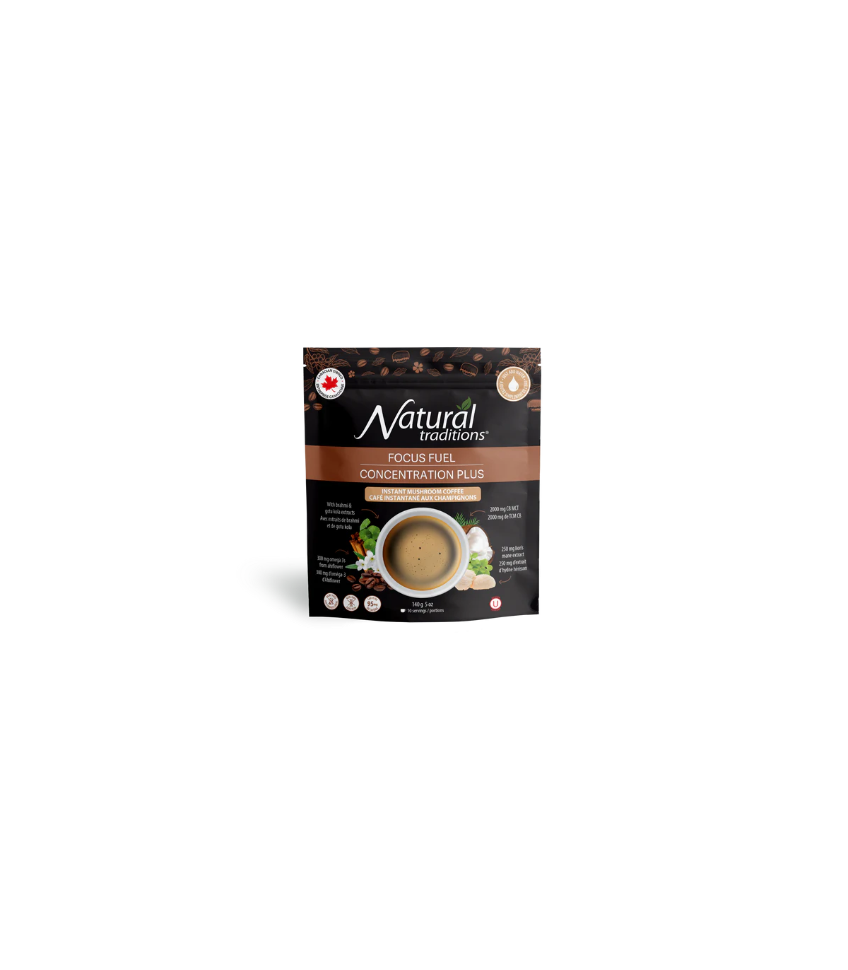 Organic Traditions Focus Fuel Coffee 140 g | Unbeatable Prices, Daily Deals | VITASHOP