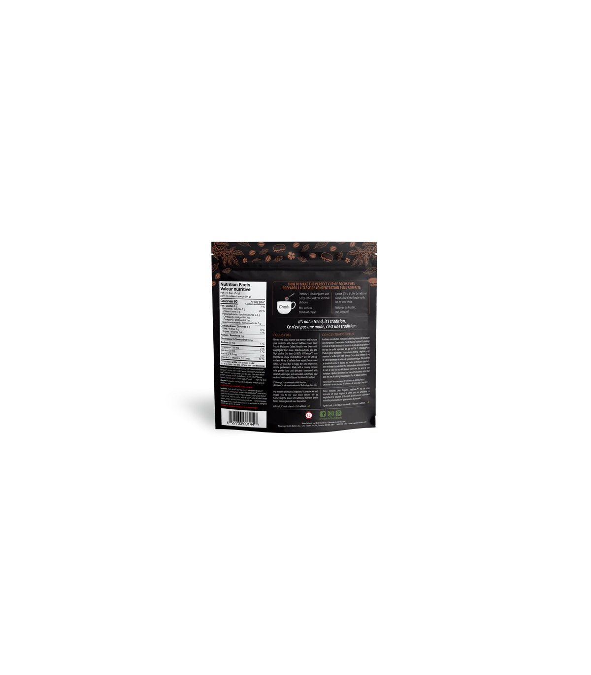 Organic Traditions Focus Fuel Coffee 140 g | Unbeatable Prices, Daily Deals | VITASHOP