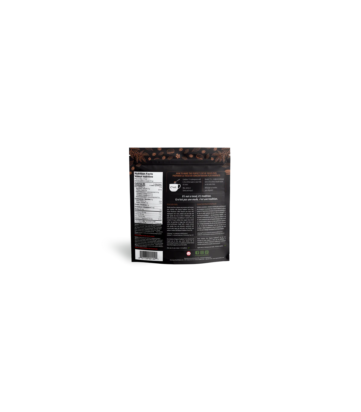 Organic Traditions Focus Fuel Coffee 140 g | Unbeatable Prices, Daily Deals | VITASHOP