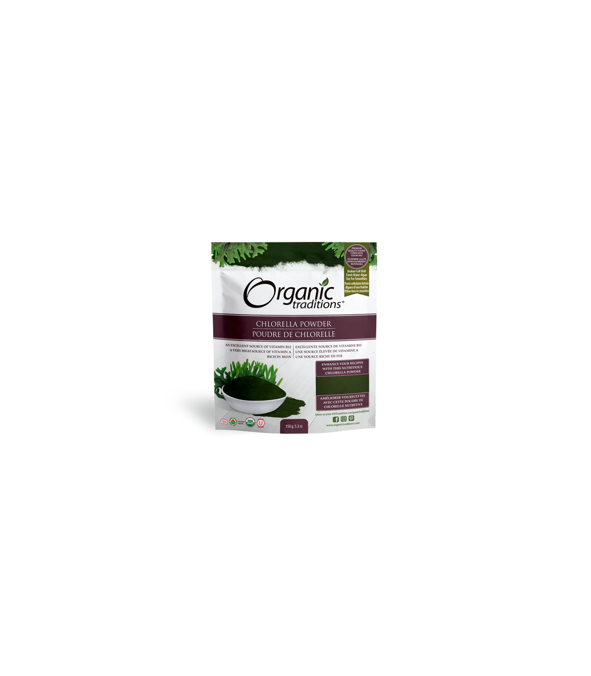 Organic Traditions 오가닉 트래디션 클로렐라 파우더 150g | 매일 업데이트되는 특가 상품 | VITASHOP