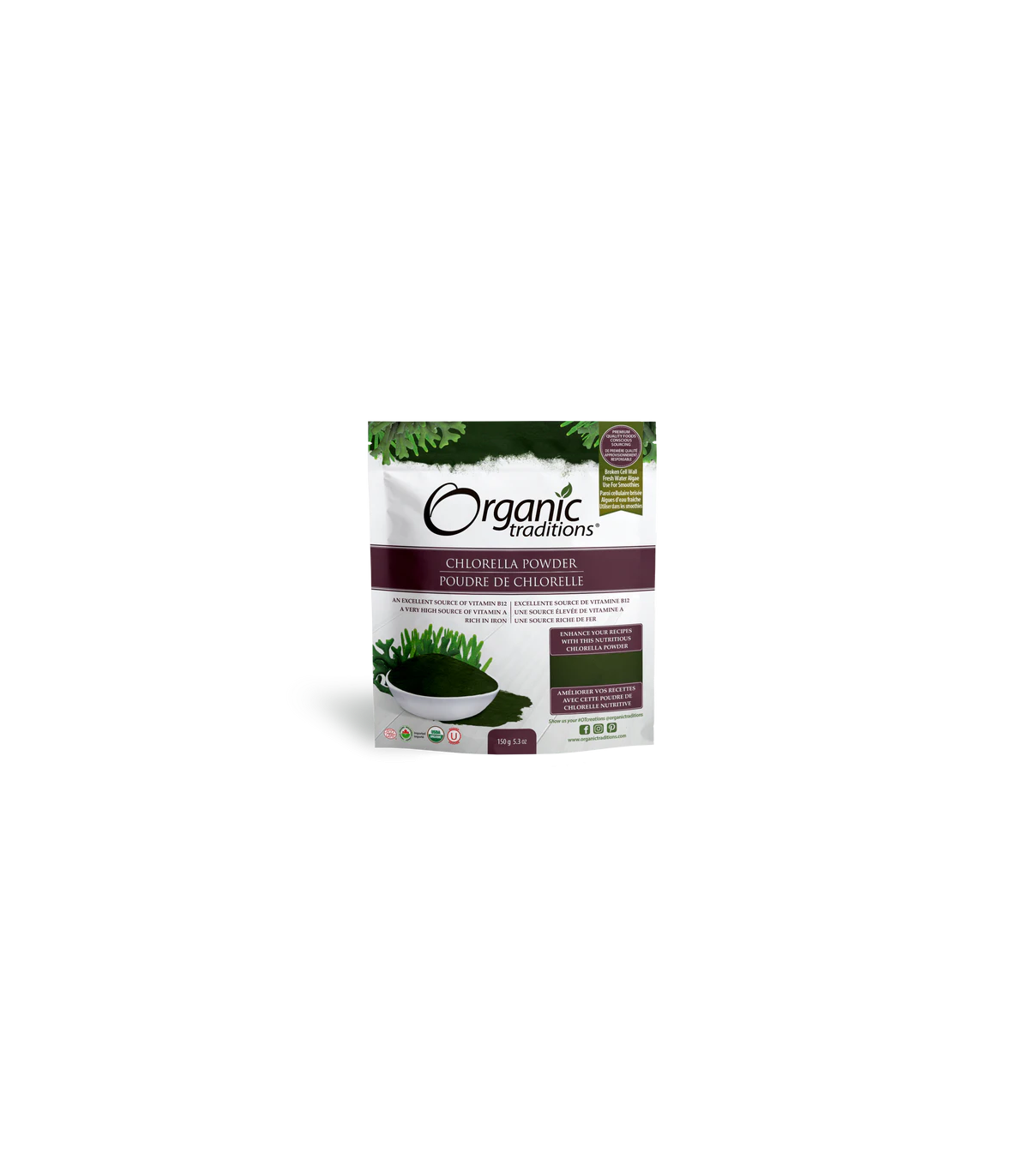 Organic Traditions 오가닉 트래디션 클로렐라 파우더 150g | 매일 업데이트되는 특가 상품 | VITASHOP