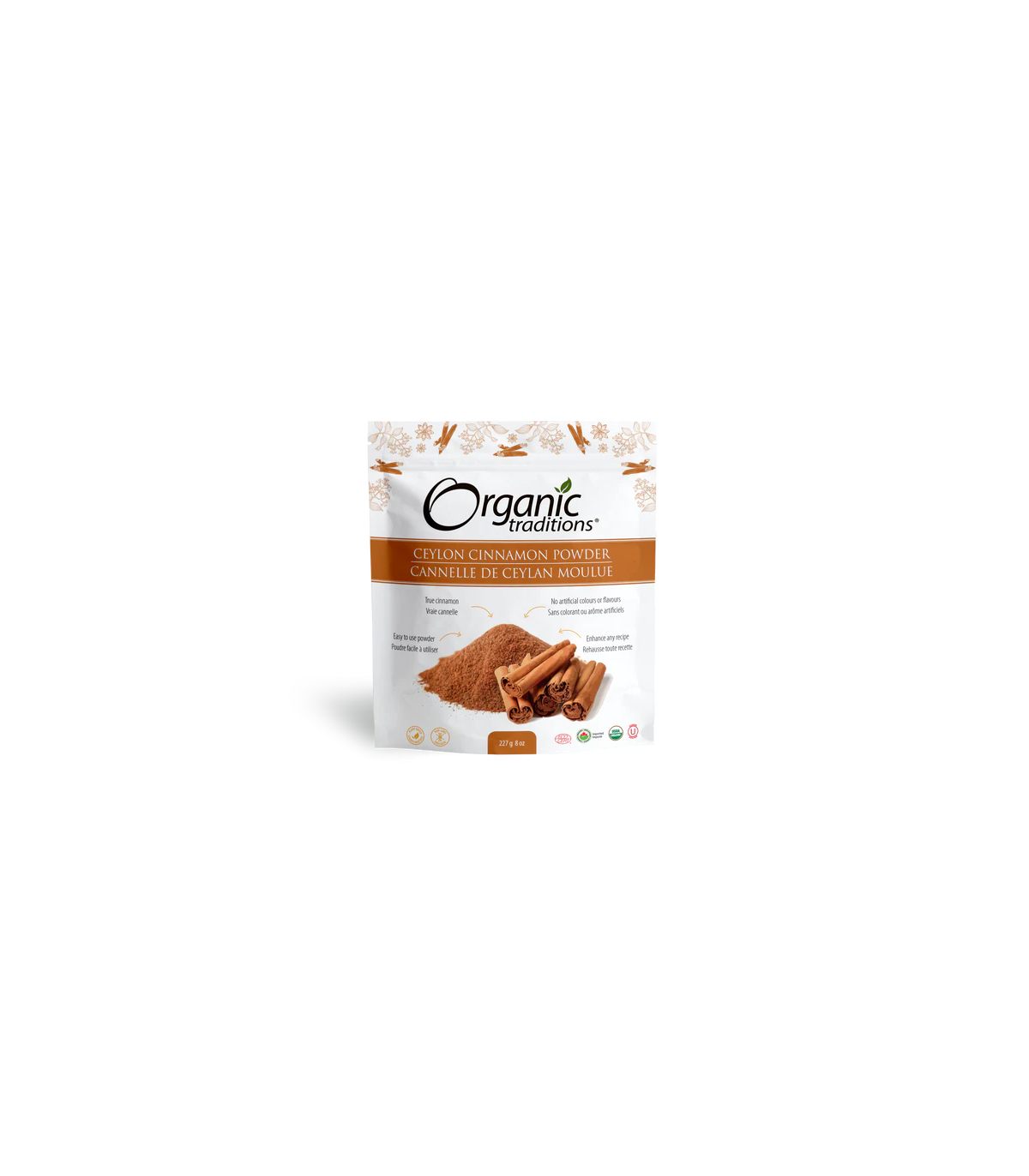 Organic Traditions Ceylon Cinnamon Powder 227 g | 每天不同折扣, 全网最低价格 | 种类齐全的保健品店铺 VITASHOP, 只有你想不到, 没有你买不到 !