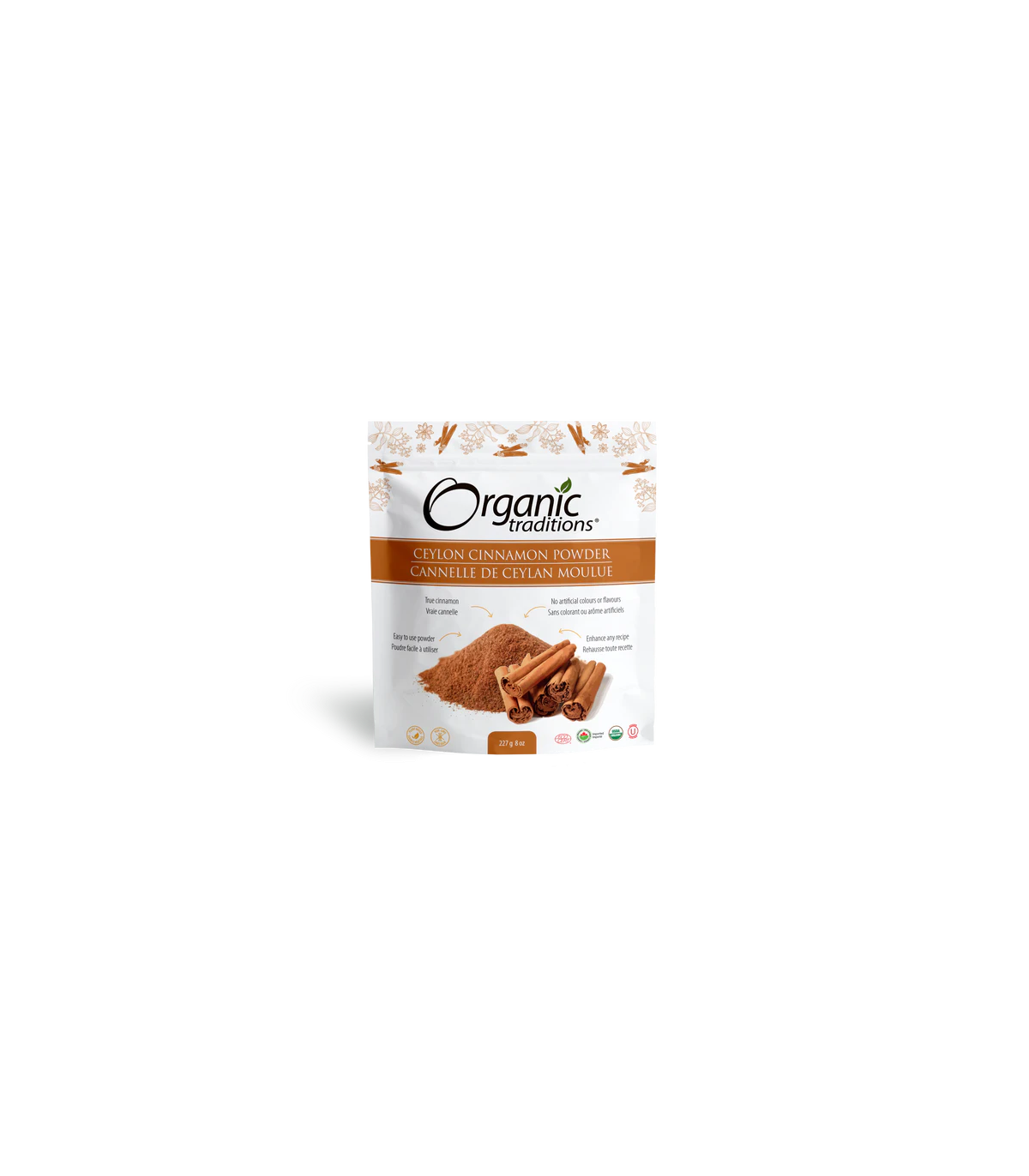 Organic Traditions Ceylon Cinnamon Powder 227 g | 每天不同折扣, 全网最低价格 | 种类齐全的保健品店铺 VITASHOP, 只有你想不到, 没有你买不到 !