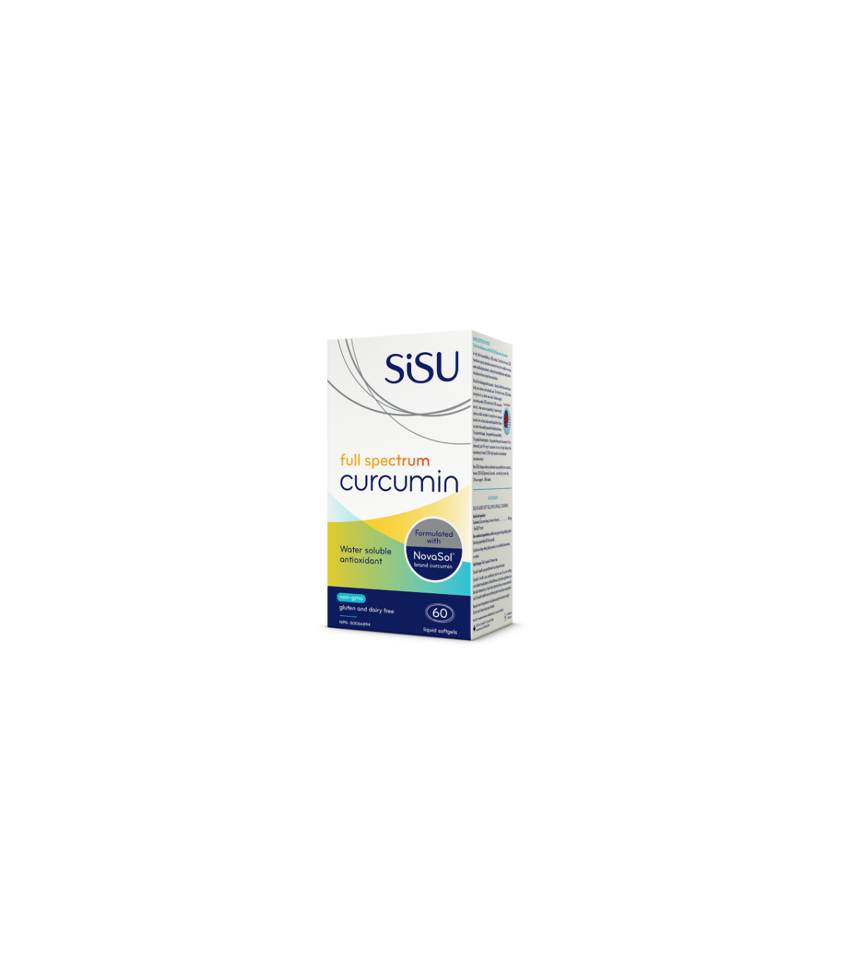 SISU 시수 전체 스펙트럼 커큐민, 60 액상 소프트젤 | 매일 업데이트되는 특가 상품 | VITASHOP
