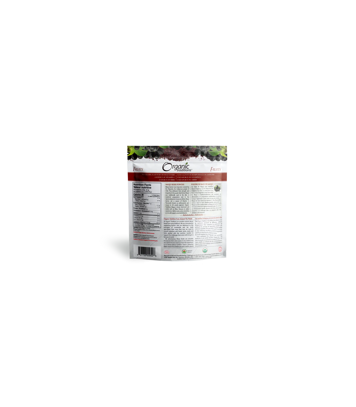 Organic Traditions 오가닉 트래디션 마키 베리 파우더 100g | 매일 업데이트되는 특가 상품 | VITASHOP