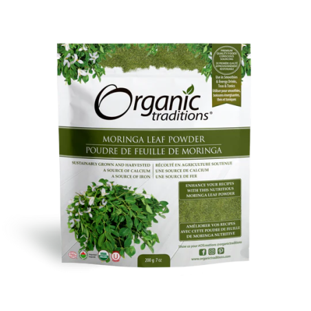 Organic Traditions Moringa Leaf Powder 200 g | 每天不同折扣, 全网最低价格 | 种类齐全的保健品店铺 VITASHOP, 只有你想不到, 没有你买不到 !